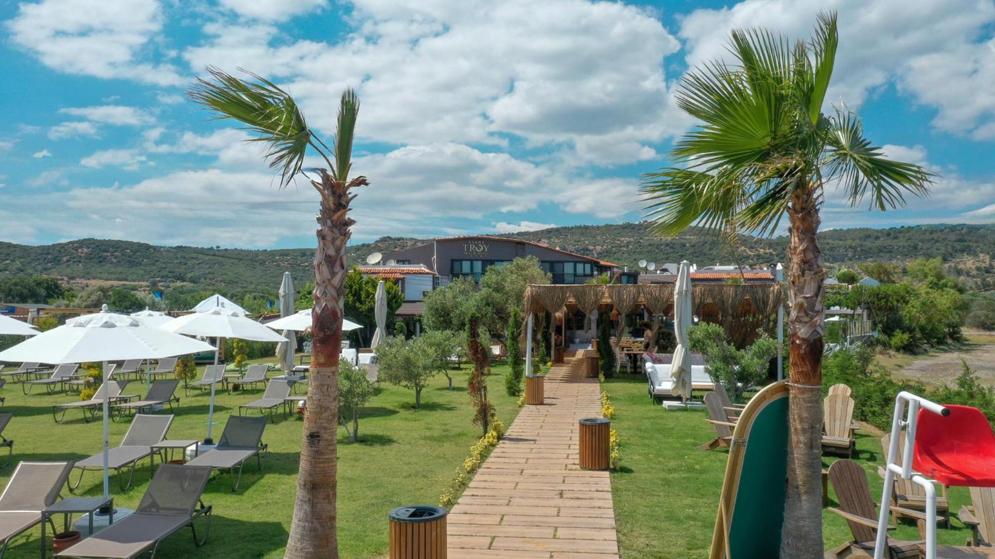 Assos Troy Beach Hotel Kültér fotó